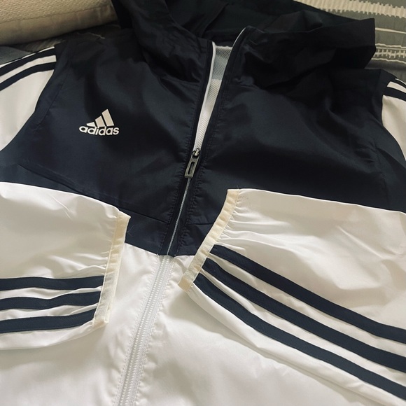 Adidas Women's Black and White Jacket - Picture 13 of 14